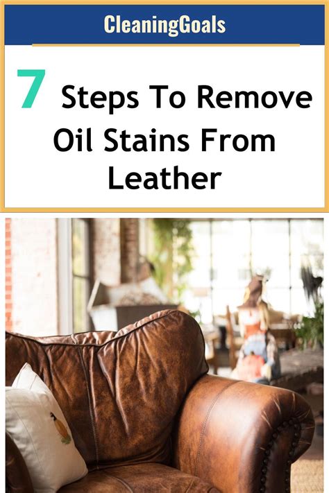 remove oil stains from leather